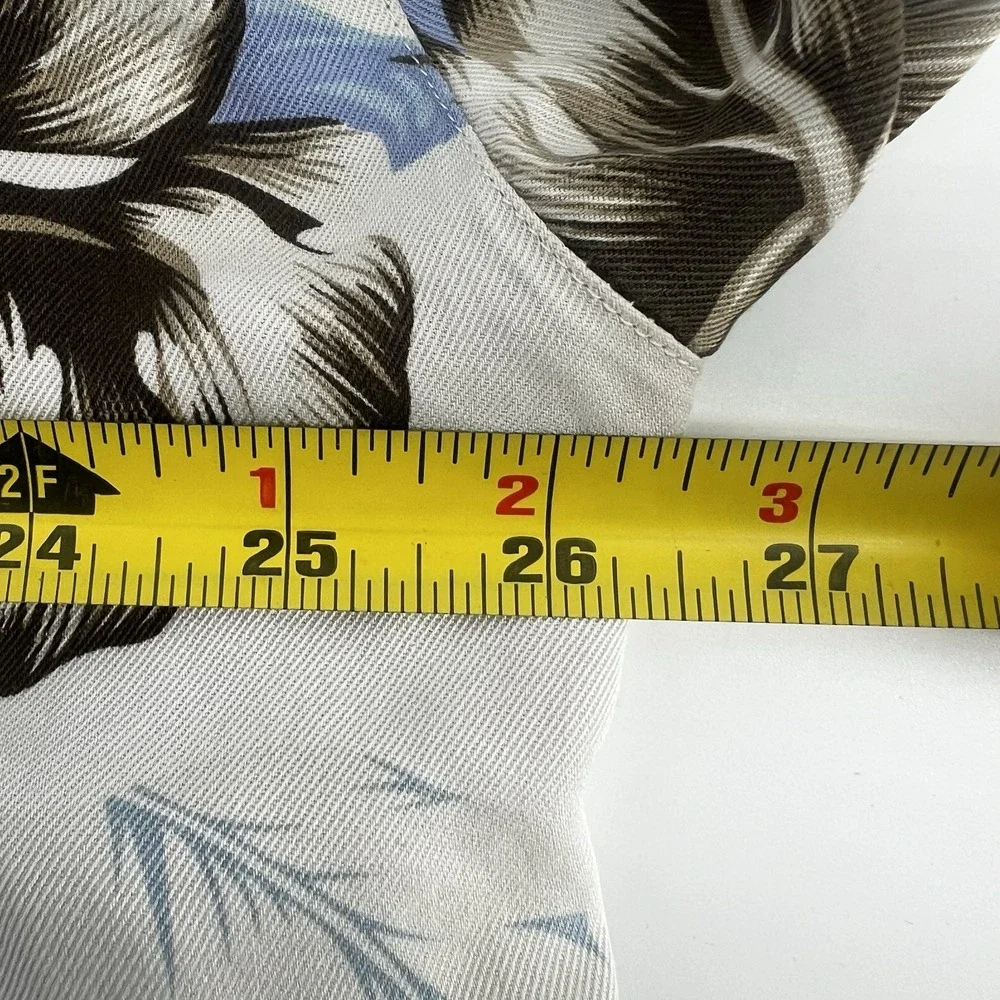 Pusser's West Indies Shirt Men XXL 100% Silk‎ Hawaiian Floral Short Sleeves - Picture 5 of 14